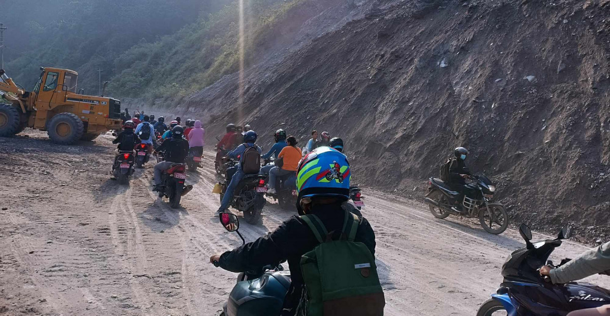 मुग्लिन–नारायणगढ सडक पूर्णरुपमा दुईतर्फी संचालनमा