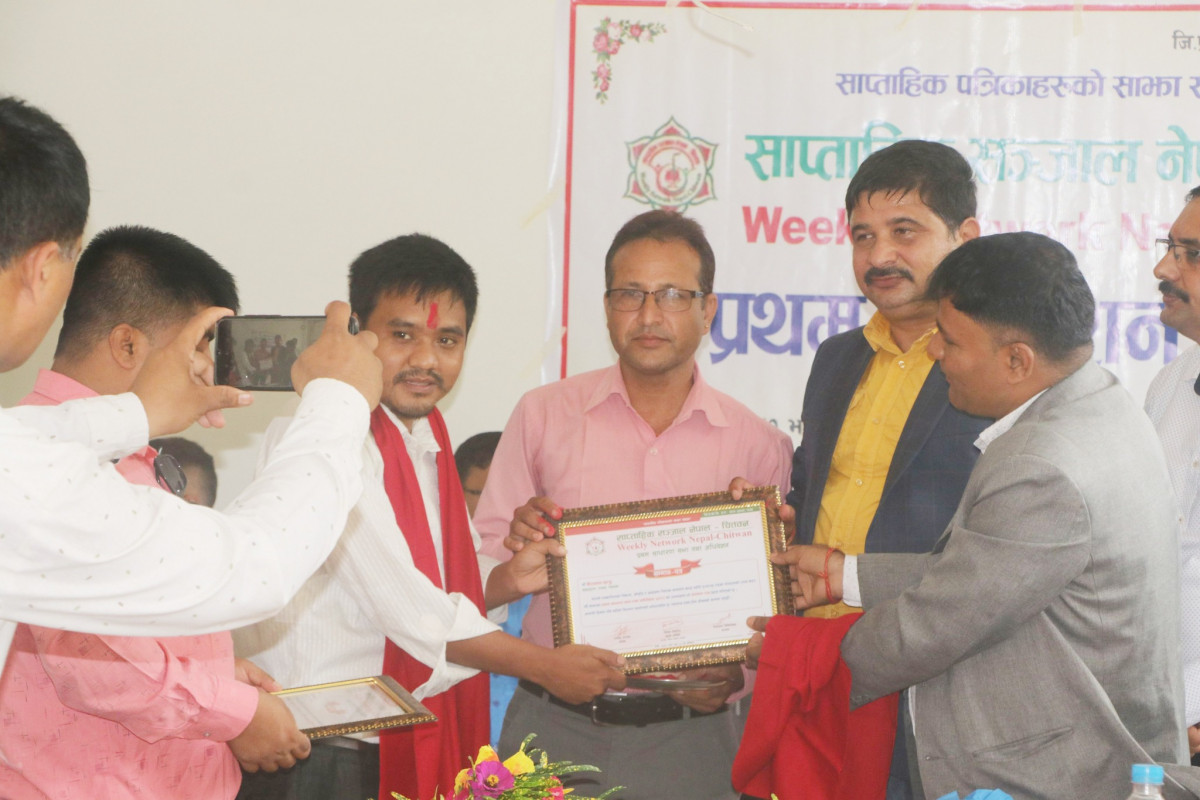 इच्छाकामनाका पत्रकार हिरालाल गुरुङ ‘युवा पत्रकार सम्मान’बाट सम्मानित