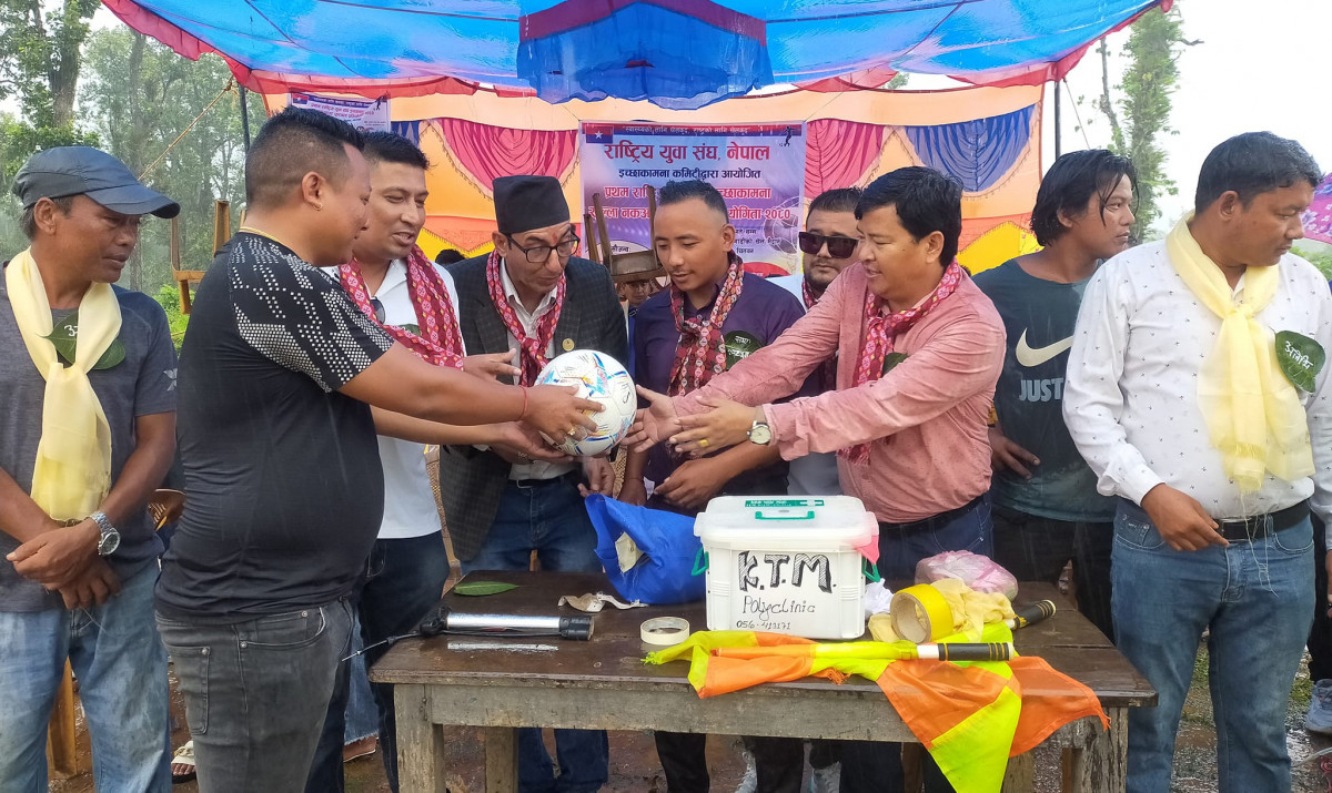 युवा संघ इच्छाकामनाको आयोजनामा गर्दासमा खुल्ला नकआउट फुटबल प्रतियोगिता सुरु