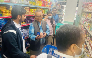 चाडपर्व नजिकिएसँगै आँबुखैरेनी गाउँपालिकाद्वारा बजार अनुगमन