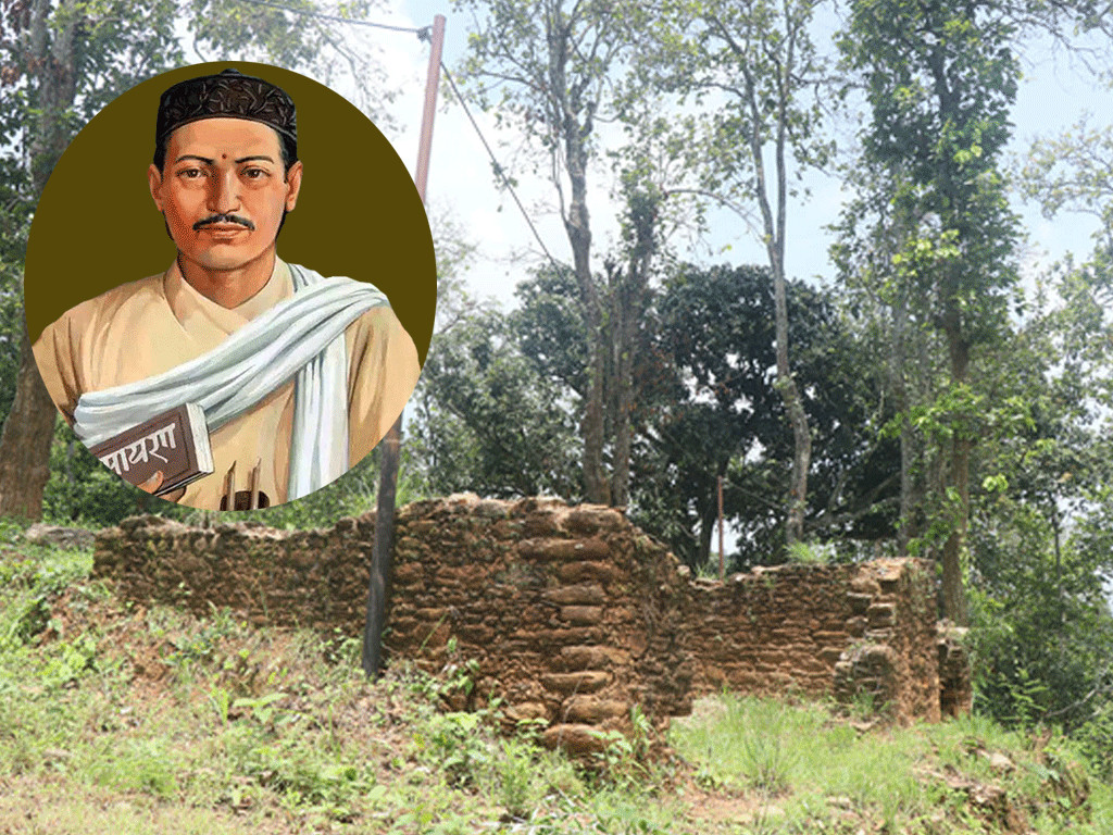 शिलान्यास भएको सात वर्षपछि बल्ल चुँदीरम्घामा भानुगृह निर्माण हुँदै