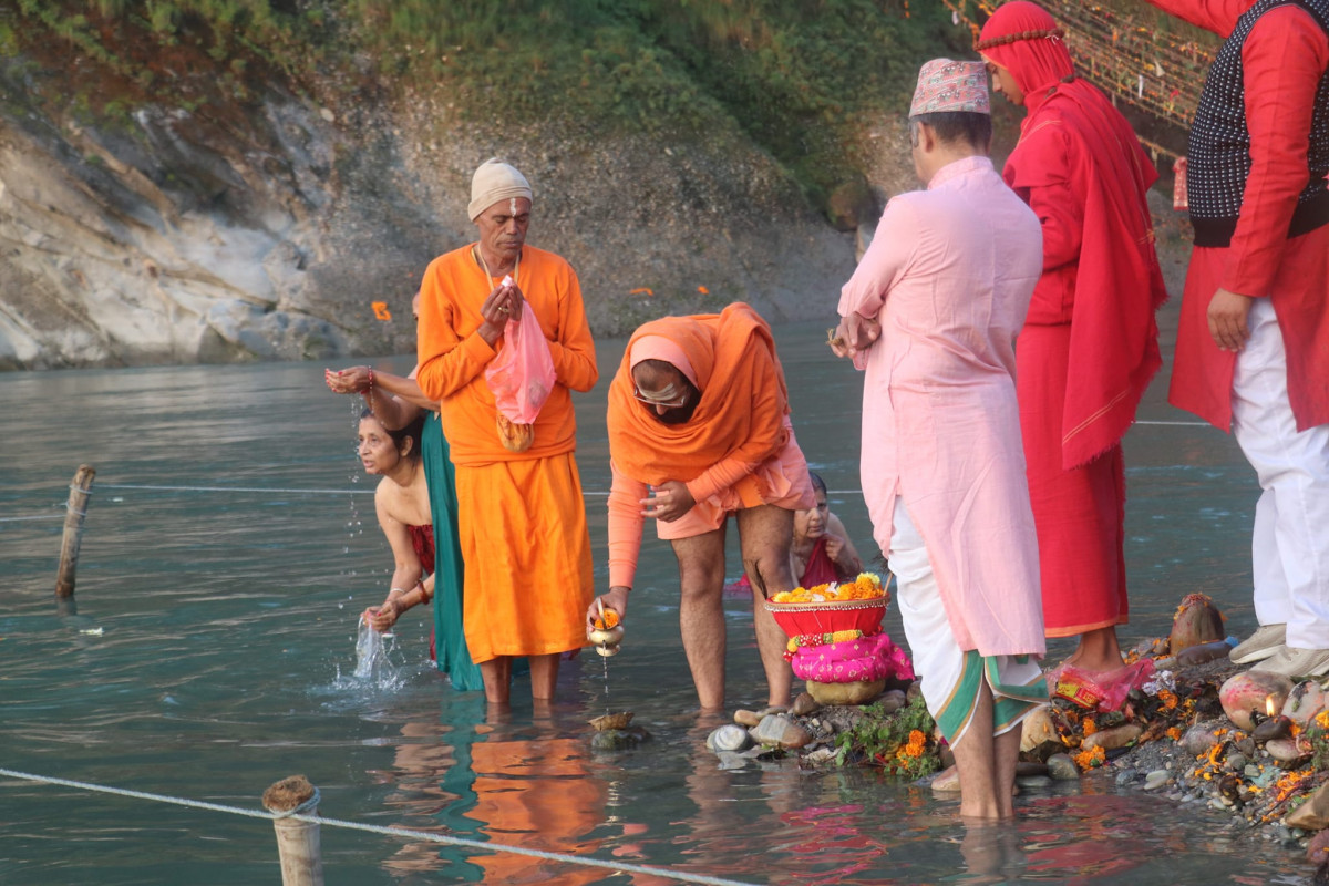 देवघाटधाममा गण्डकी परिक्रमा महोत्सव