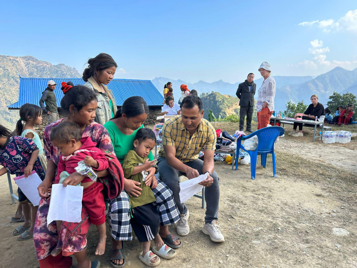 इच्छाकामनासहित चितवनका १२ सय विपन्न बालबालिकाको सपना भिलेजद्वारा स्वास्थ्य परीक्षण