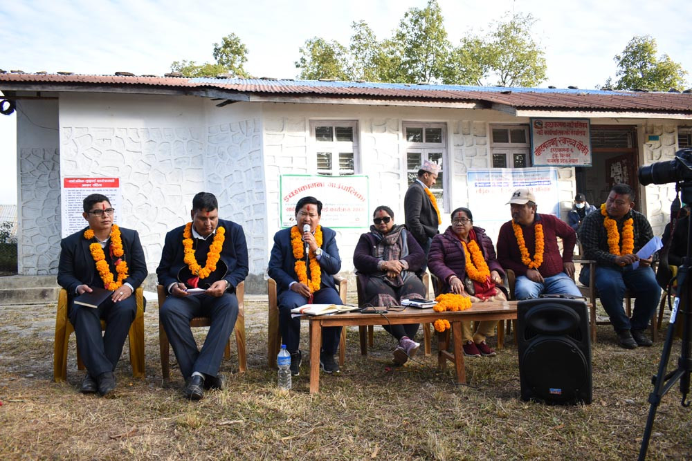 इच्छाकामना गाउँपालिकाको सार्वजनिक सुनुवाई कार्यक्रम चण्डिभञ्ज्याङ्गमा सम्पन्न
