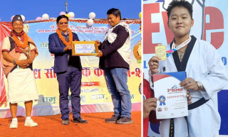 तमू प्ये ल्हु संघ चितवनद्वारा इच्छाकामनाका पत्रकार दान गुरुङ र खेलाडी सुप्रिका गुरुङ सहित १६ जना सम्मानित
