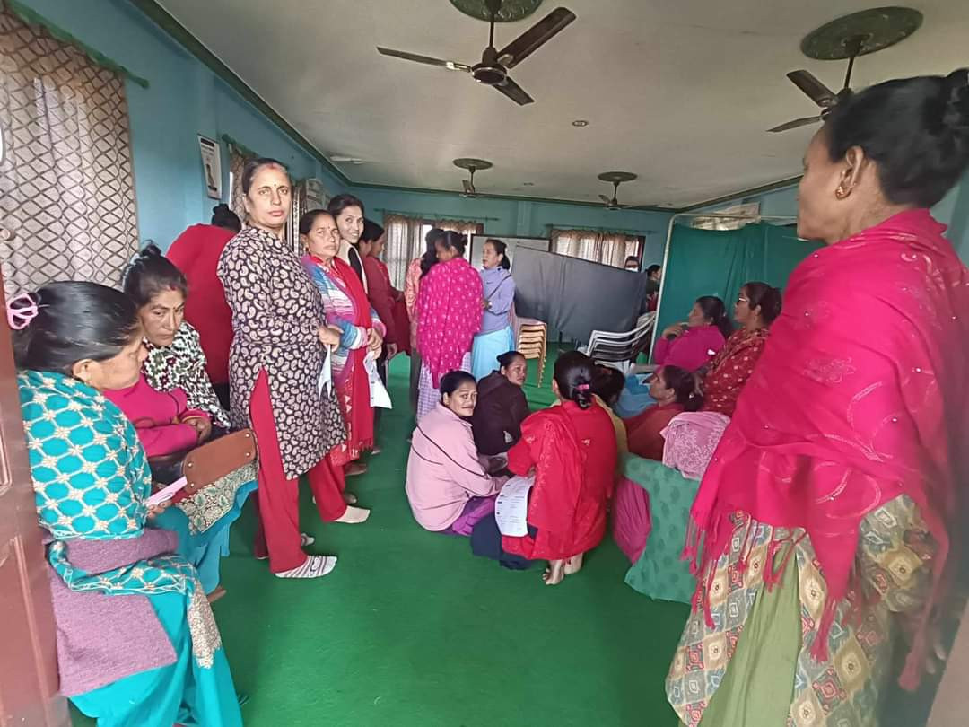 चितवनको खैरहनीमा ४८३ महिलाको पाठेघरको मुख र स्तन क्यान्सरको परीक्षण