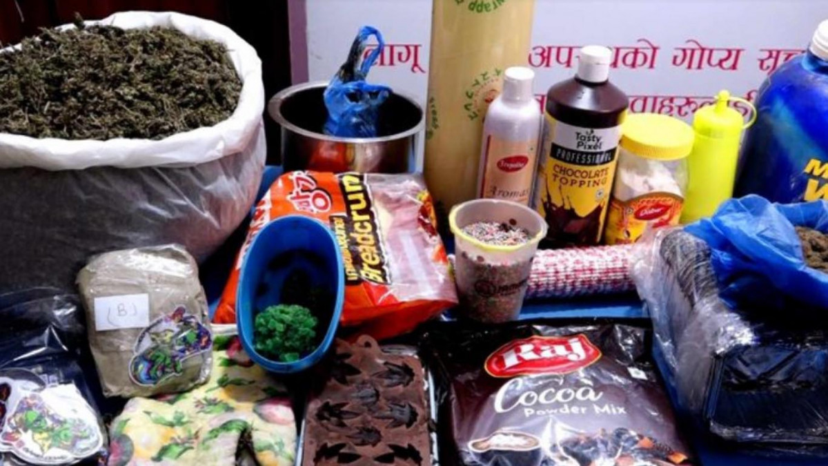 बर्थ–डे केकमा गाँजा मिसाएर बिक्री गर्ने युवक पक्राउ