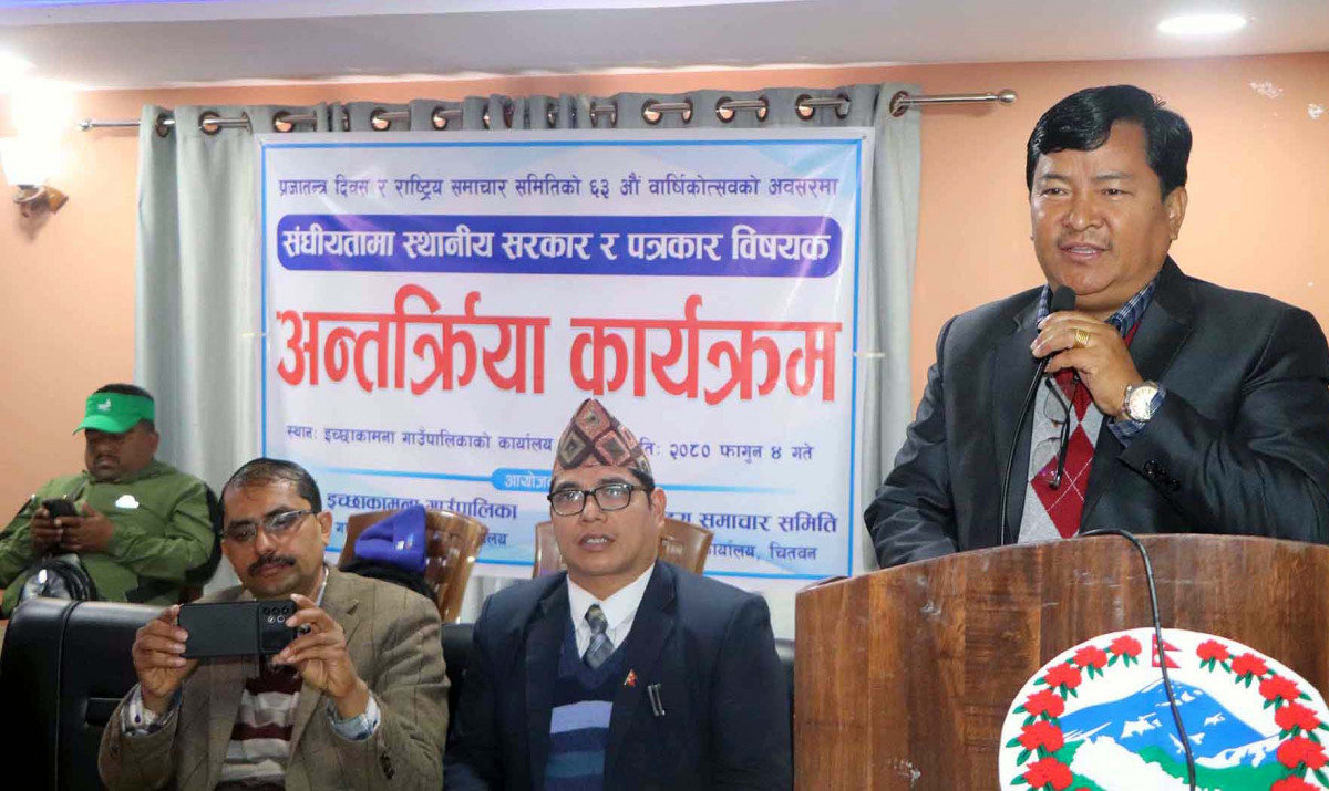 इच्छाकामना विकट होइन, प्रचुर सम्भावना बोकेको गाउँपालिका होः अध्यक्ष दानबहादुर गुरुङ