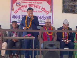 इच्छाकामनाको पामडाडाँ स्वास्थ्य चौकीको सेवा नयाँ भवनमा, गापा अध्यक्ष गुरुङद्वारा समुद्घाटन