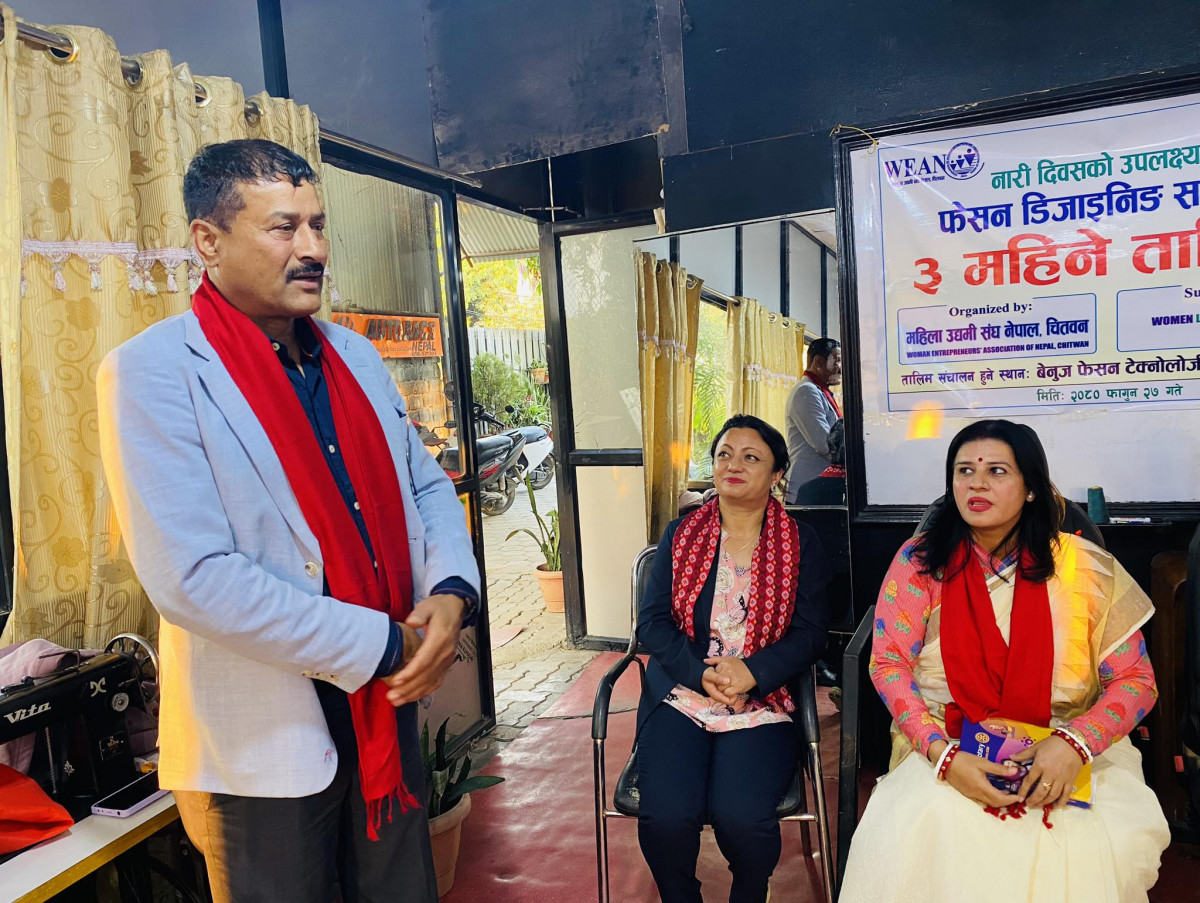 महिलाहरुलाई आत्मनिर्भर बन्न तालिमहरु आवश्यक : महानगर उपप्रमुख चित्रसेन अधिकारी 