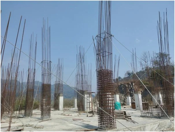 बजेट अभावमा  भिमाद  नगर अस्पतालको काम रोकियो