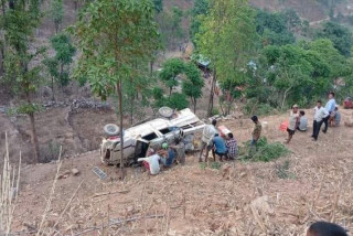 पाल्पामा जिप दुर्घटना : दुईको मृत्यु, १३ जना घाइते