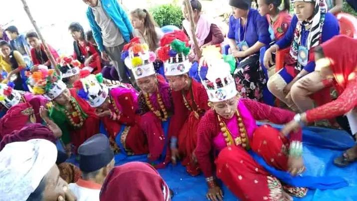 इच्छाकामनाको सोरबिस्ना गाउँमा यस वर्ष पनि सति घाँटु नचाईने