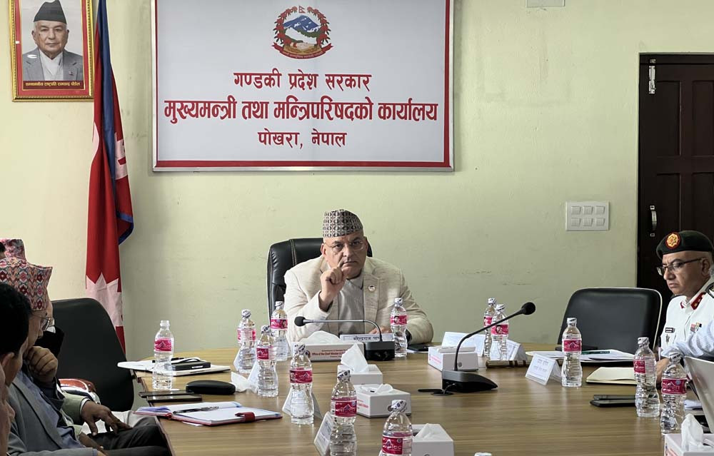 विपद् ब्यवस्थापन र न्यूनीकरणमा सबैको ध्यान केन्द्रित गरौँ : गण्डकी मुख्यमन्त्री पाण्डे