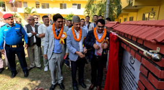 आँबुखैरेनी क्याम्पसको २४ कोठे नवनिर्मित भवनको एक भव्य समारोहकाबिच समुदघाटन (फोटो फिचर)