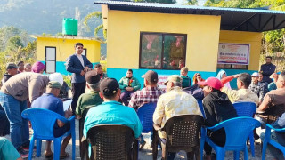 आँबुखैरेनी गाउँपालिका वडा नं ६ को सेवा कार्यालय उद्घाटन