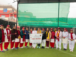 आँबुखैरेनीमा दशौं राष्ट्रिय योग दिवस मनाईयो