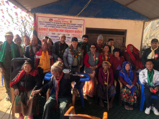 इच्छाकामना गाउँपालिका-४, स्थित कमलबारी सामुदायिक भवनको समुद्घाटन