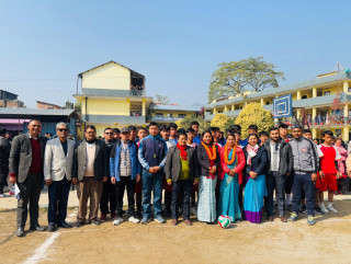 आँबुखैरेनी गाउँपालिका स्तरीय छैटौं राष्ट्रपति रनिङ शिल्ड प्रतियोगिता सुरु 