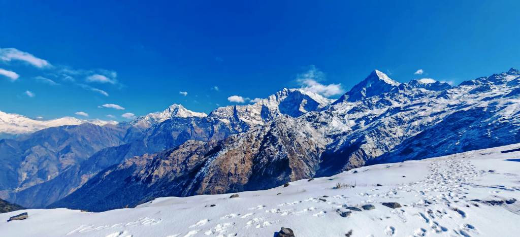 हिउँ परेपछि खोप्रालेकको मनमोहक दृश्य (फोटो फिचर)