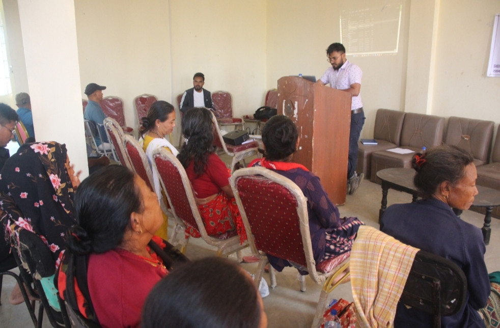 मनकामनामा फूलखेती सम्बन्धी तालिम सम्पन्न