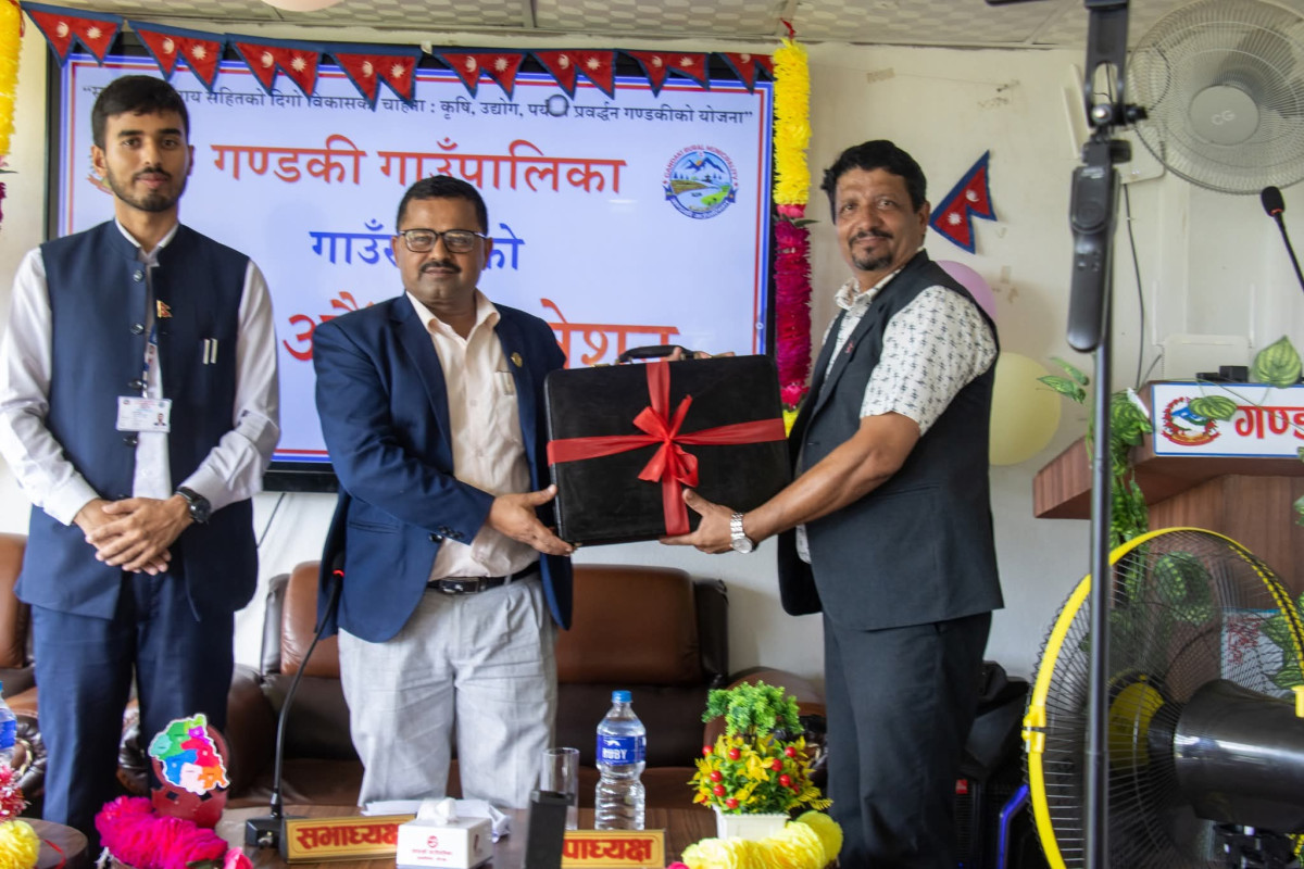 गण्डकी गाउँपालिकाको १८ औं गाउँसभा सम्पन्न, आगामी आर्थिक वर्षका लागि रु ६४ करोड ३० लाखको बजेट प्रस्तुत