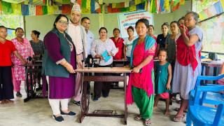 इच्छाकामनामा चर्खा मेशिन हस्तान्तरण, महिलालाई स्वरोजगारको अवसर