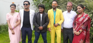 “कोरियाको लाहुरे” तीज गीतको दमौलीमा छायाङकन