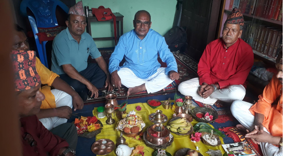 तनहुँका दलित समुदायद्वारा सामूहिक जनै धारण तथा रक्षा बन्धन