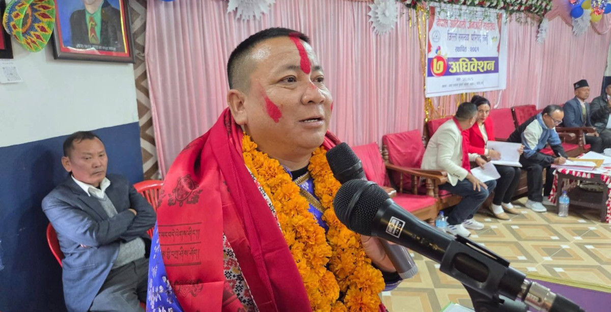 आदिवासी जनजाति महासंघ तनहुँको अध्यक्षमा सनम तामाङ