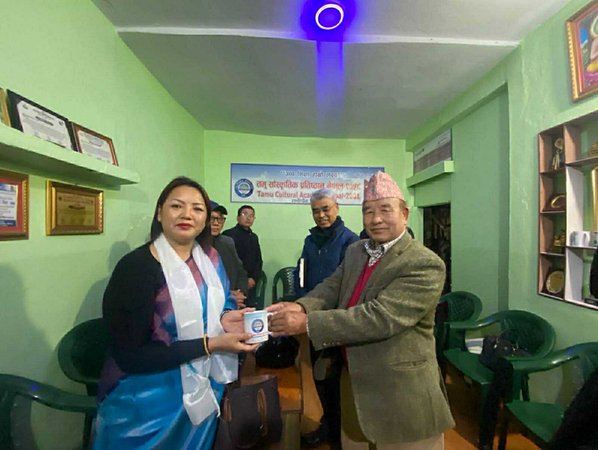 एनआरएन यूकेकी पूर्व अध्यक्ष पुनम गुरुङलाई स्वागत 