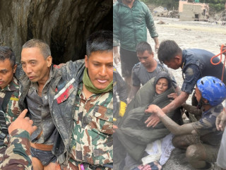 बाढीको ११औँ दिनमा चमत्कारः नुवाकोटमा वृद्ध महिला र रसुवामा चिनियाँ नागरिक जीवितै उद्धार